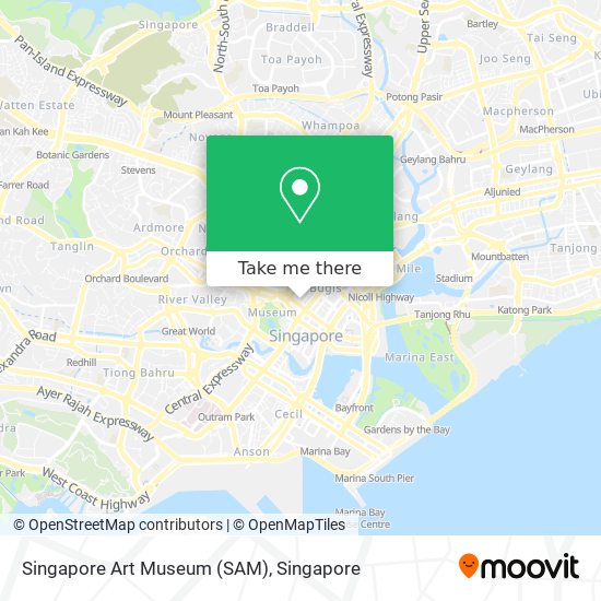 Singapore Art Museum (SAM) map