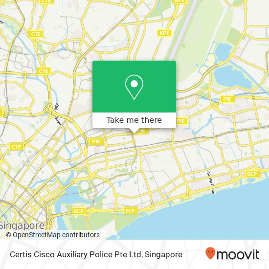 Certis Cisco Auxiliary Police Pte Ltd map