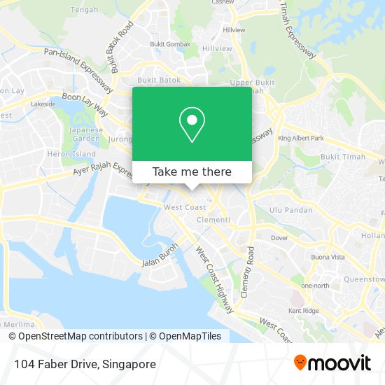104 Faber Drive map