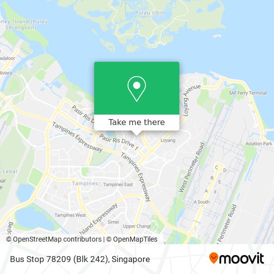 Bus Stop 78209 (Blk 242) map