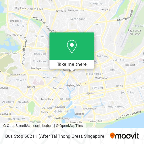 Bus Stop 60211 (After Tai Thong Cres)地图