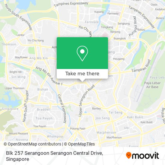 Blk 257 Serangoon Serangon Central Drive map
