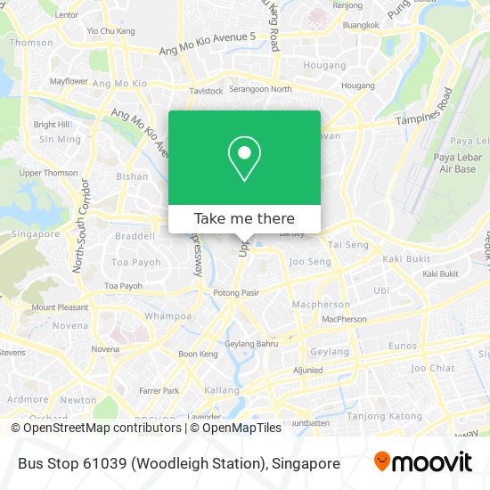 Bus Stop 61039 (Woodleigh Station)地图