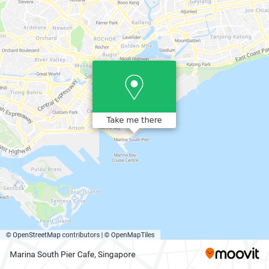 Marina South Pier Cafe map
