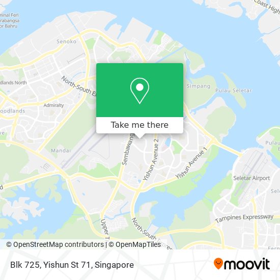 Blk 725, Yishun St 71地图