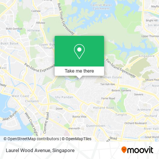 Laurel Wood Avenue map