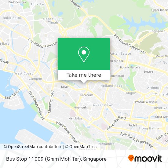 Bus Stop 11009 (Ghim Moh Ter) map