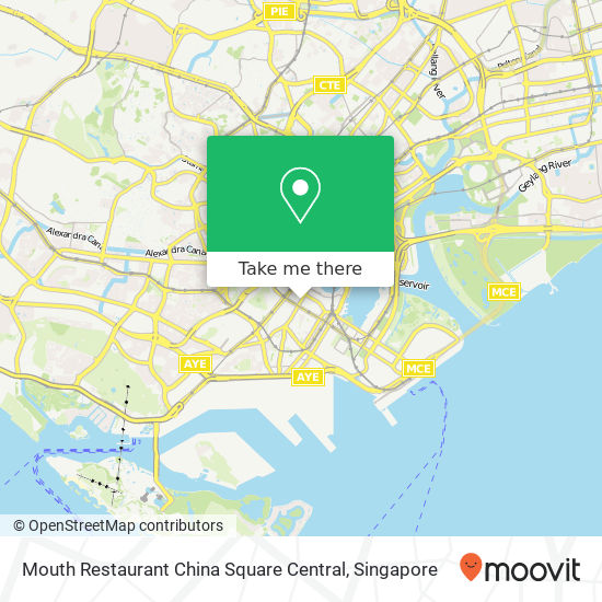 Mouth Restaurant China Square Central map