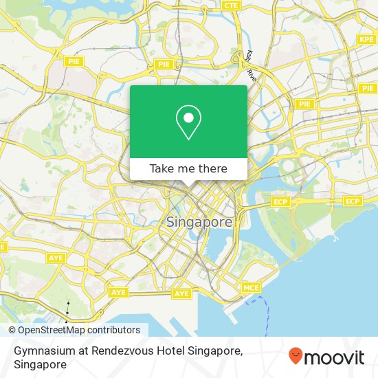 Gymnasium at Rendezvous Hotel Singapore map