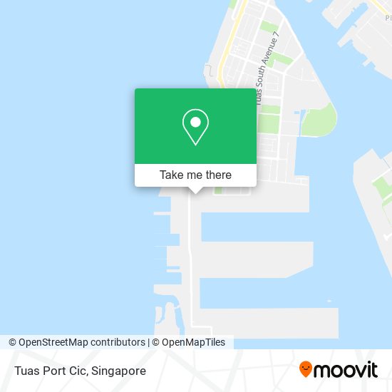 Tuas Port Cic map