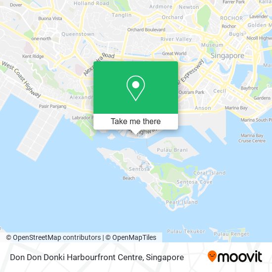 Don Don Donki Harbourfront Centre地图