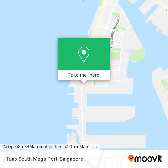 Tuas South Mega Port地图