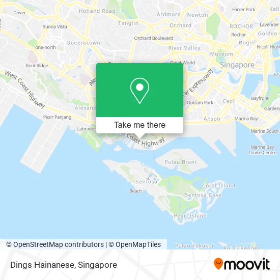 Dings Hainanese map