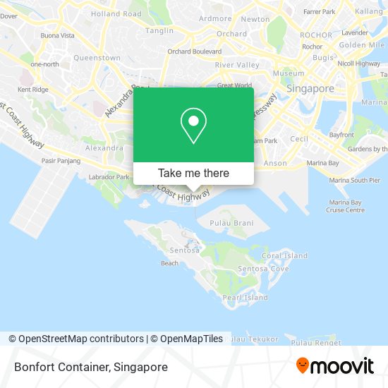 Bonfort Container map