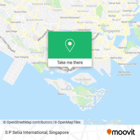 S P Setia International map