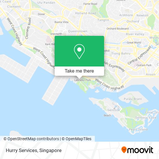 Hurry Services map
