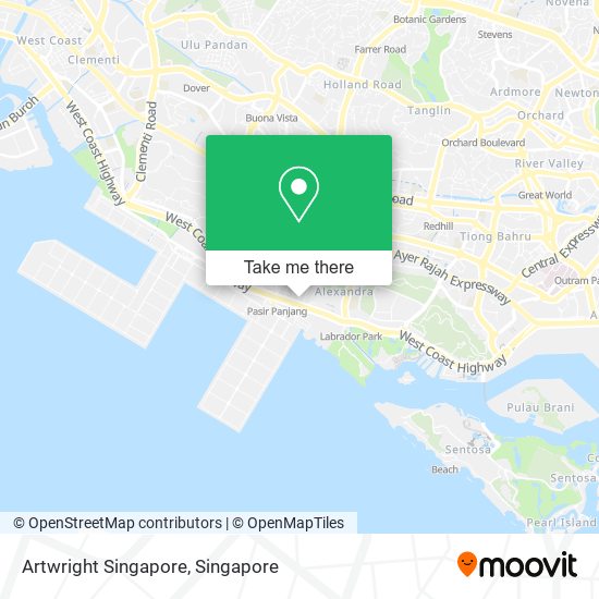 Artwright Singapore map
