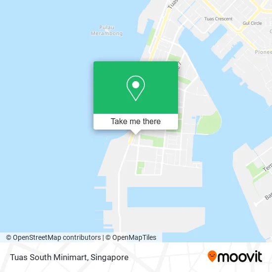 Tuas South Minimart地图