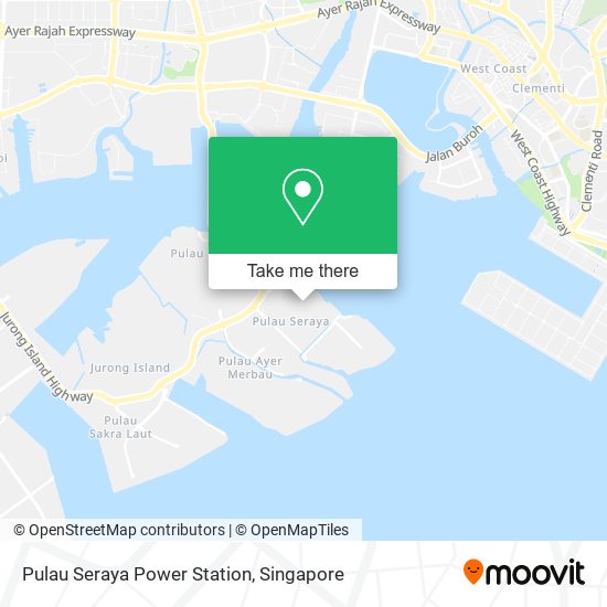 Pulau Seraya Power Station map