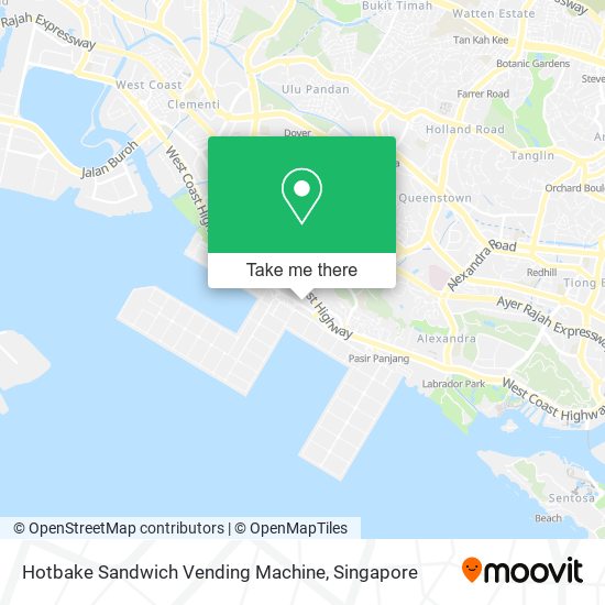 Hotbake Sandwich Vending Machine地图