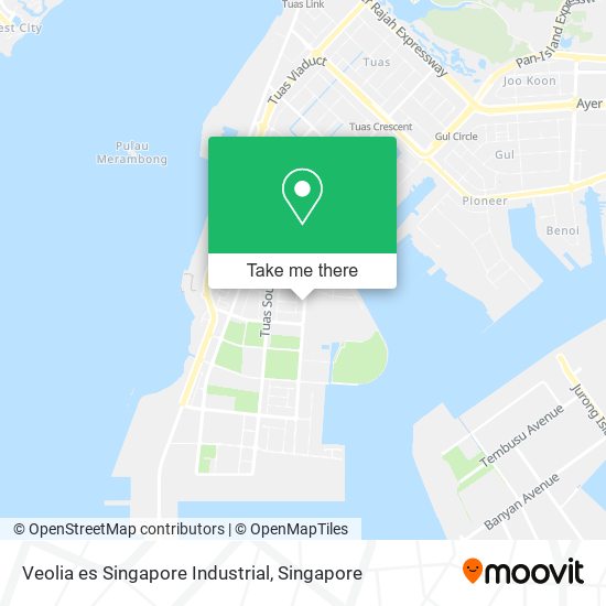 Veolia es Singapore Industrial map