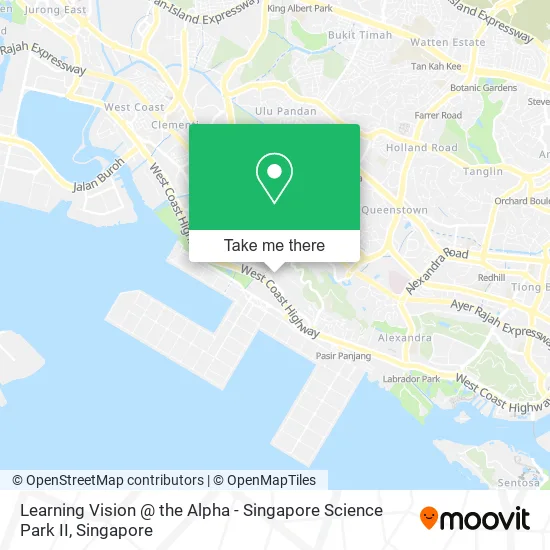 Learning Vision @ the Alpha - Singapore Science Park II map
