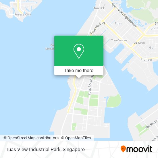 Tuas View Industrial Park map