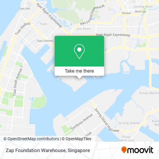 Zap Foundation Warehouse map