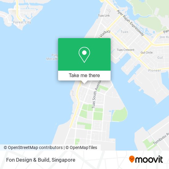 Fon Design & Build map