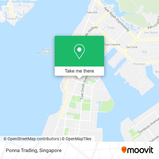 Ponna Trading map