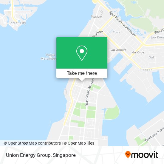 Union Energy Group map