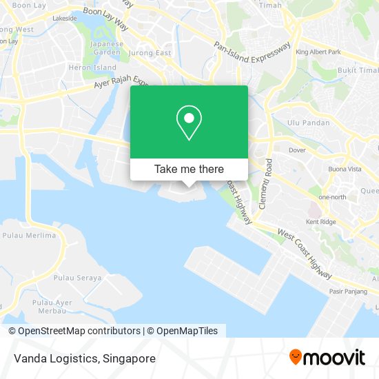 Vanda Logistics map