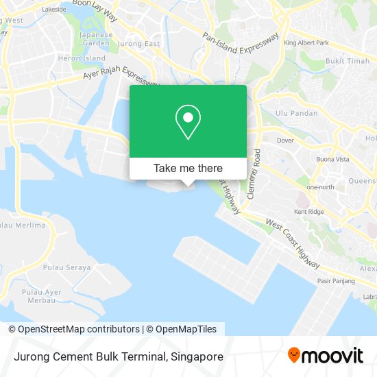 Jurong Cement Bulk Terminal map