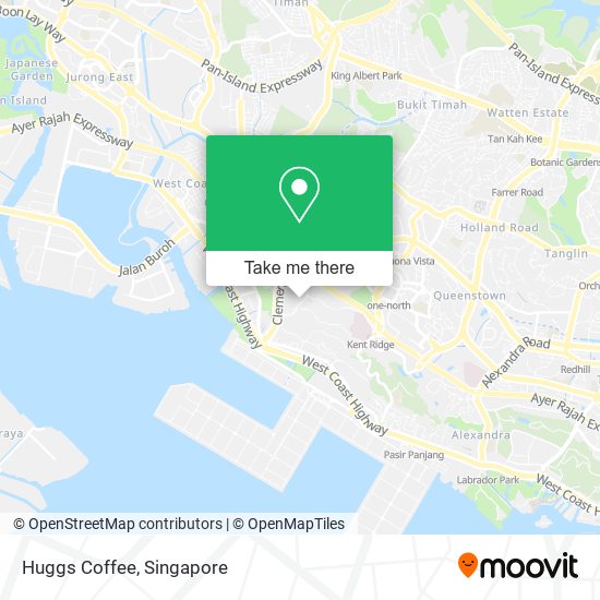 Huggs Coffee map