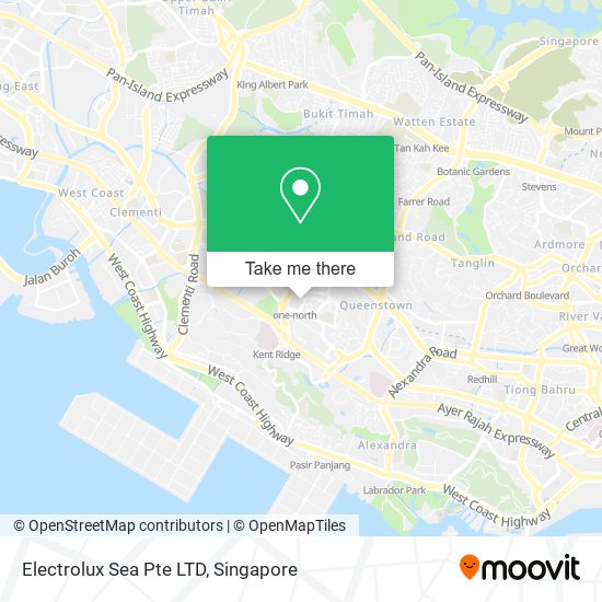 Electrolux Sea Pte LTD map