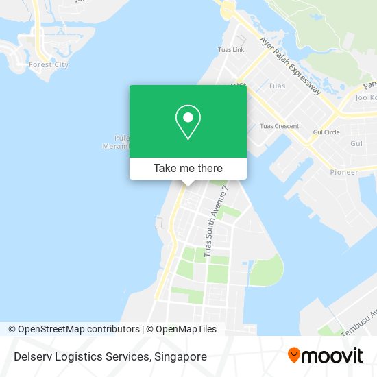Delserv Logistics Services map