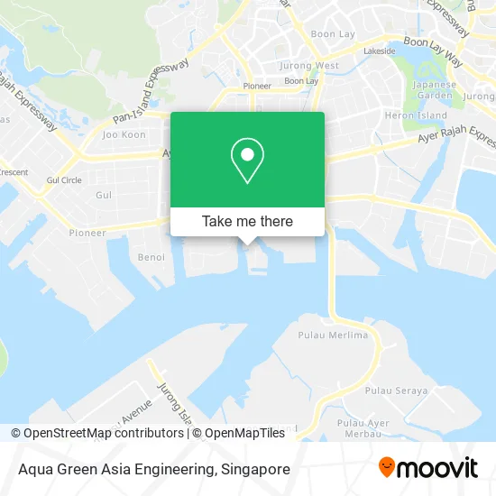 Aqua Green Asia Engineering map