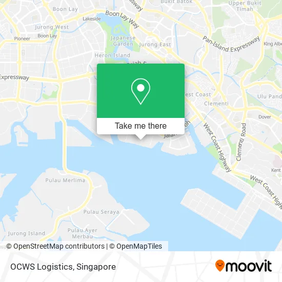 OCWS Logistics map