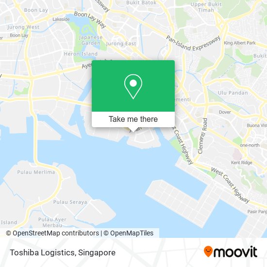 Toshiba Logistics map