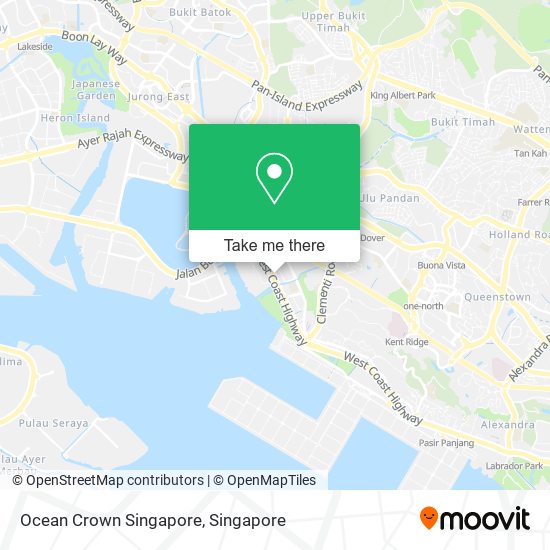 Ocean Crown Singapore map