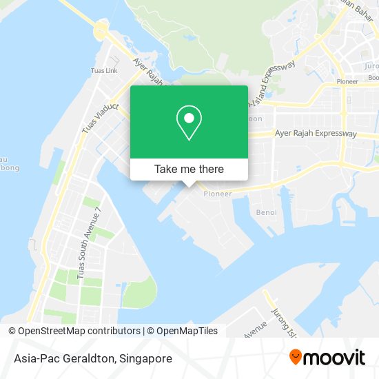 Asia-Pac Geraldton map