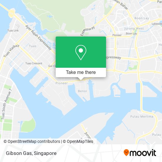 Gibson Gas map