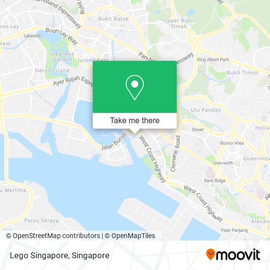 Lego Singapore map