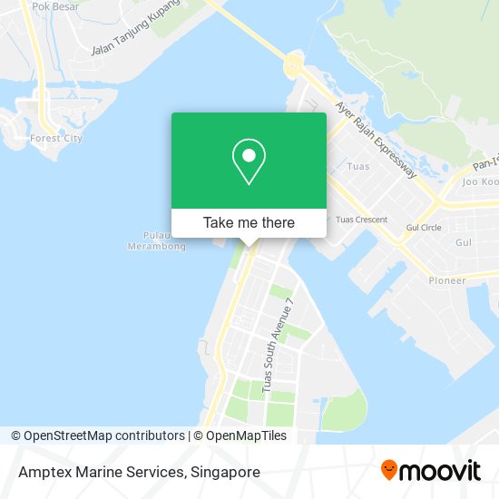 Amptex Marine Services map