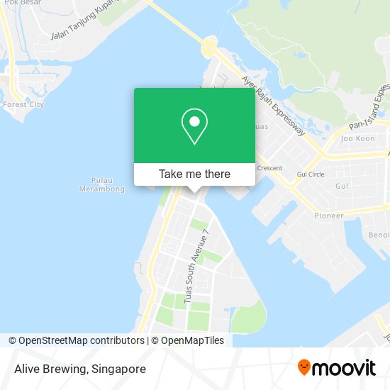 Alive Brewing map