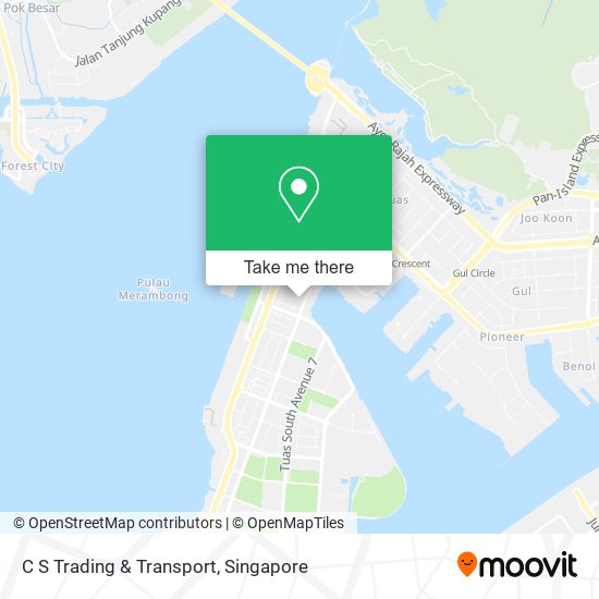 C S Trading & Transport map
