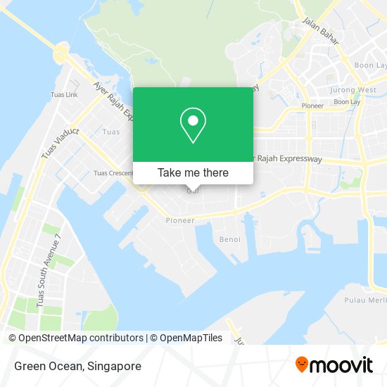 Green Ocean map