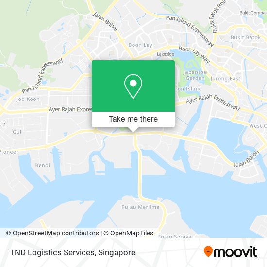 TND Logistics Services map