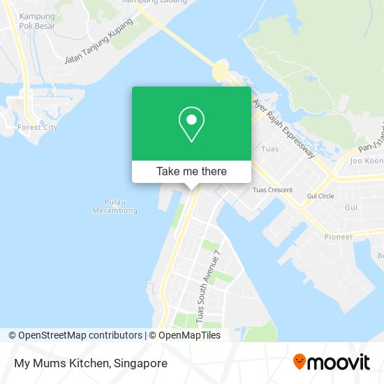 My Mums Kitchen map