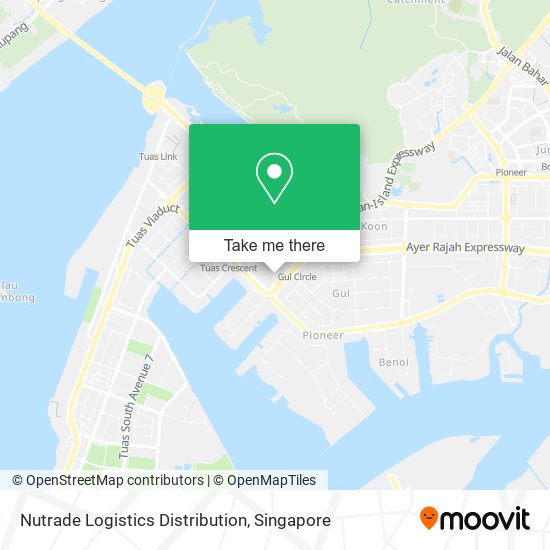 Nutrade Logistics Distribution map